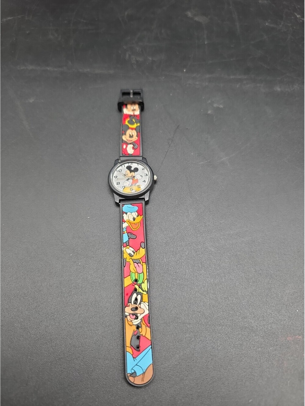 Vintage Disney Mickey Mouse & Friends Watch MU0081 SII Seiko Resin Band Analog